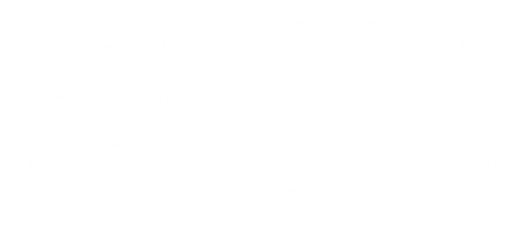 The concept quickly lent itself as a fitting metaphor for the current state of the project. Surface Tension is the skin of the ocean. The skin is the surface tension that marks the division of the inner and outer worlds. The surface as a liminal field. Perhaps through our identification with this ever fluctuating hymen between gas and liquid, ourselves and our Others, we can find our access into the Molecular Revolution, our battleground of microsubversions at the intersection between the personal and the public. 